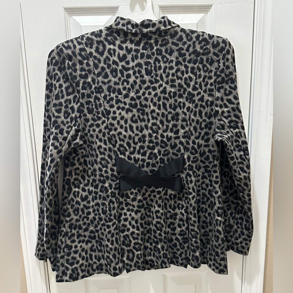 CABI Jungle Blazer Jacket Animal Print Size 16 - Picture 3 of 14